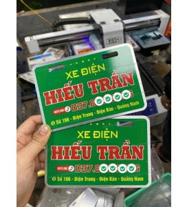 BIỂN SỐ XE ĐIỆN IN LOGO – GIẢI PHÁP QUẢNG BÁ THƯƠNG HIỆU HIỆU QUẢ TỪ QUÀ TẶNG BÍCH PHƯƠNG