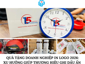 QUÀ TẶNG DOANH NGHIỆP IN LOGO 2026: XU HƯỚNG GIÚP THƯƠNG HIỆU GHI DẤU ẤN