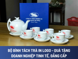 BỘ BÌNH TÁCH TRÀ IN LOGO - QUÀ TẶNG DOANH NGHIỆP TINH TẾ, ĐẲNG CẤP