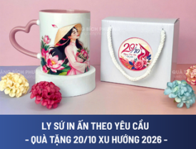 LY SỨ IN ẤN THEO YÊU CẦU - QUÀ TẶNG 20/10 XU HƯỚNG 2026