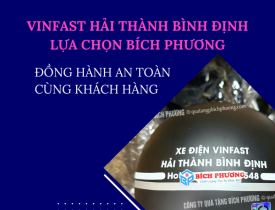 VINFAST HẢI THÀNH BÌNH ĐỊNH LỰA CHỌN BÍCH PHƯƠNG - ĐỒNG HÀNH AN TOÀN CÙNG KHÁCH HÀNG