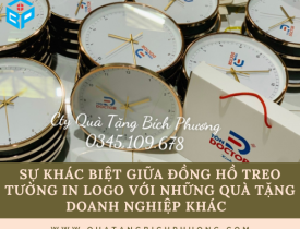 SỰ KHÁC BIỆT GIỮA ĐỒNG HỒ TREO TƯỜNG IN LOGO VÀ CÁC QUÀ TẶNG DOANH NGHIỆP KHÁC