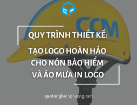 QUY TRÌNH THIẾT KẾ: TẠO LOGO HOÀN HẢO CHO NÓN BẢO HIỂM VÀ ÁO MƯA IN LOGO