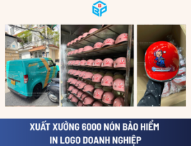 BÍCH PHƯƠNG XUẤT XƯỞNG 6000 NÓN BẢO HIỂM IN LOGO DOANH NGHIỆP