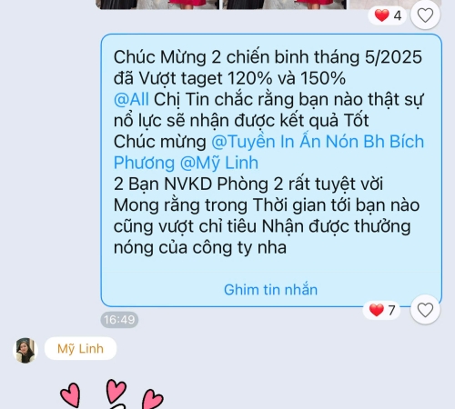 CHÚC MỪNG NHỮNG “CÔ GÁI VÀNG” CỦA THÁNG 5! 