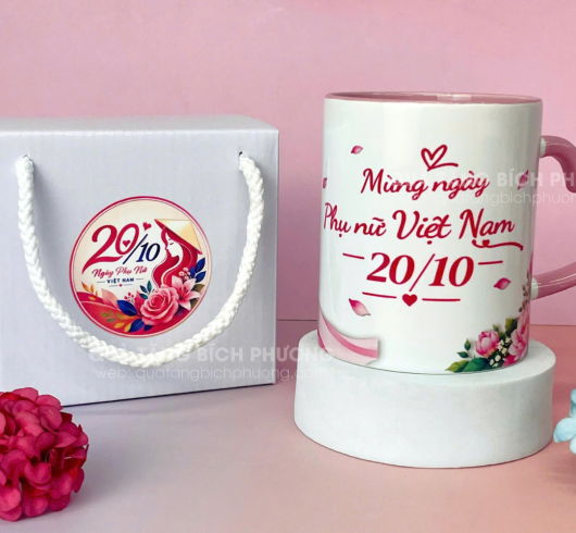 LY SỨ LÀM QUÀ TẶNG 20/10 - IN ẤN THEO YÊU CẦU