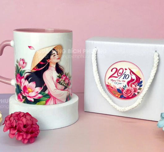 LY SỨ LÀM QUÀ TẶNG 20/10 - IN ẤN THEO YÊU CẦU