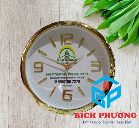 ĐỒNG HỒ TREO TƯỜNG VIỀN XI SỐ NỔI