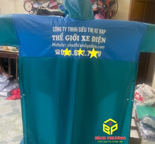 ÁO MƯA CỮA HÀNG XE ĐIỆN 