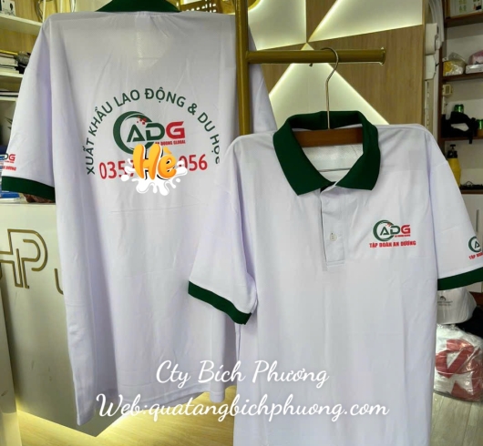 IN ÁO ĐỒNG PHỤC XUẤT KHẨU LAO ĐỘNG