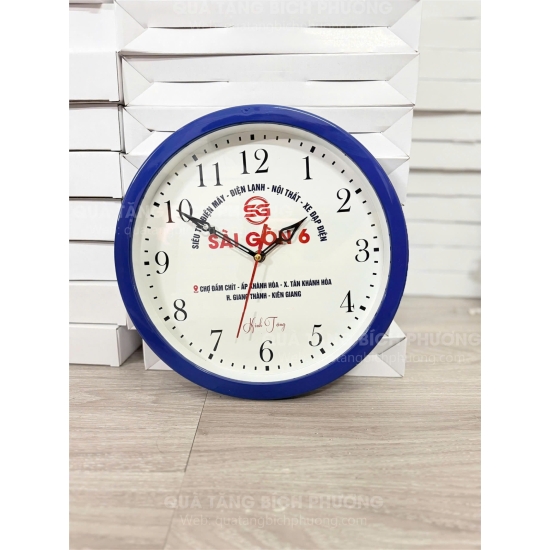 ĐỒNG HỒ TREO TƯỜNG IN LOGO THEO YÊU CẦU - GIẢI PHÁP QUÀ TẶNG HIỆU QUẢ, TIẾT KIỆM