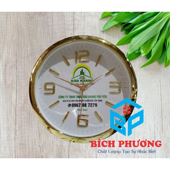 ĐỒNG HỒ TREO TƯỜNG VIỀN XI SỐ NỔI