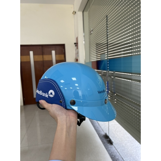 MŨ BẢO HIỂM BỌC DA THẬT