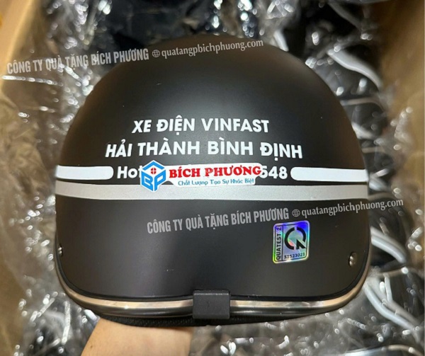 Nón bảo hiểm in logo