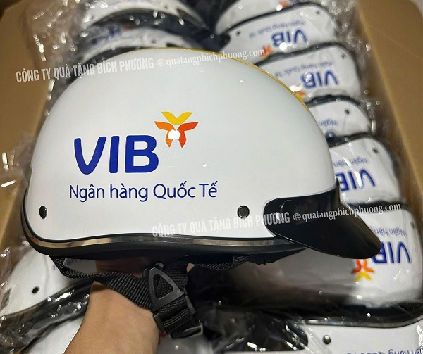 Nón bảo hiểm in logo