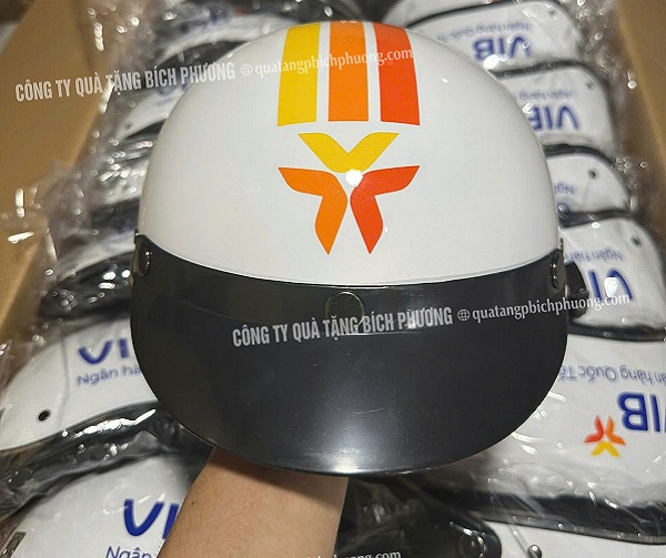 Nón bảo hiểm in logo