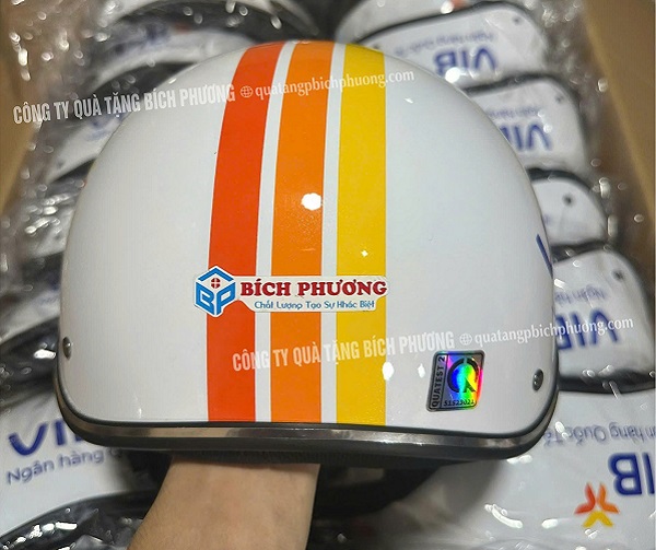 Nón bảo hiểm in logo