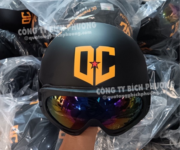 Nón bảo hiểm in logo Bích Phương 