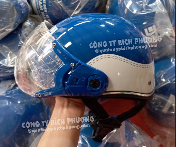 Bích Phương - Chuyên sản xuất nón bảo hiểm in logo tại Khánh Hòa 