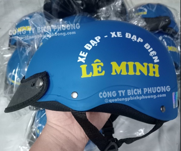 Nón bảo hiểm in logo chất lượng với giá cả cạnh tranh tại Bích Phương