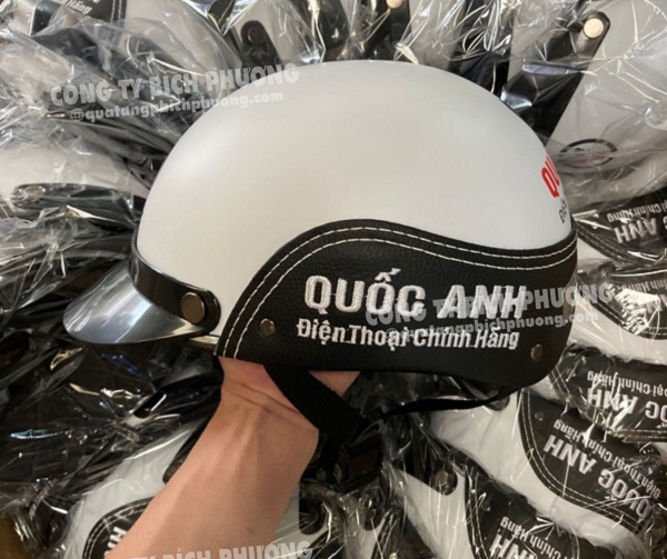 Nón bảo hiểm in logo giá tốt chất lượng tại Hưng Yên