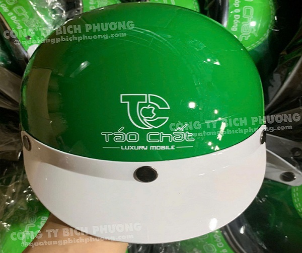 Nón bảo hiểm in logo chuyên nghiệp Bích Phương