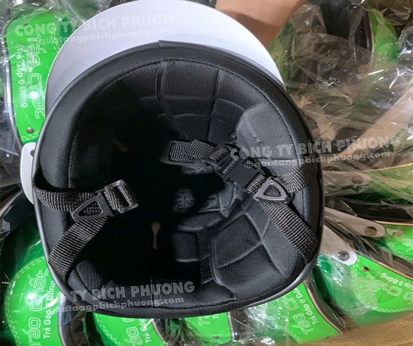 Nón bảo hiểm in logo nửa đầu tại Bình Định