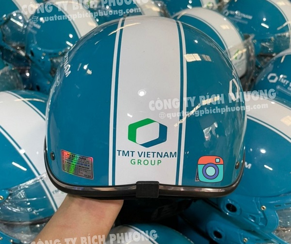 Sản xuất nón bảo hiểm in logo tại Hòa Bình