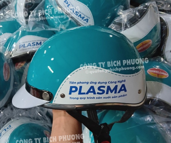 Nón bảo hiểm in logo chất lượng dành cho doanh nghiệp