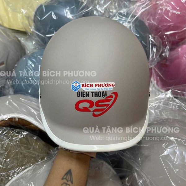 Nón bảo hiểm in logo