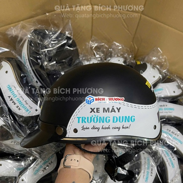 Nón bảo hiểm in logo