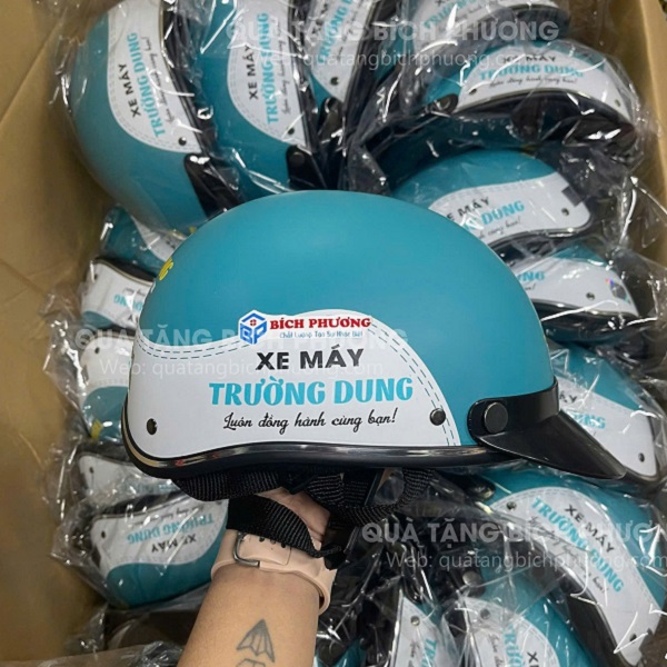 Nón bảo hiểm in logo