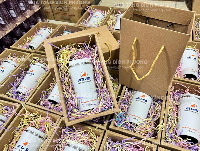 Bình giữ nhiệt in logo