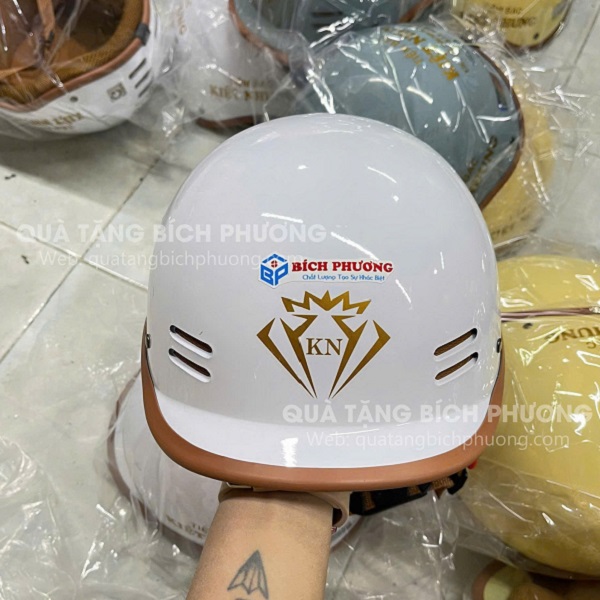 Nón bảo hiểm in logo