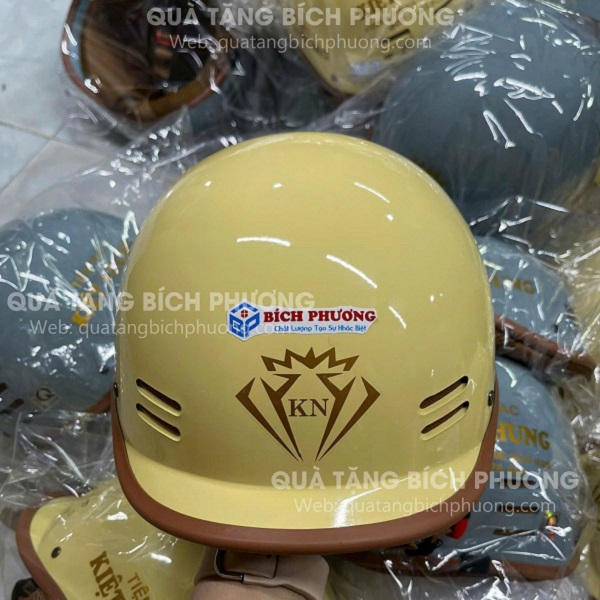Nón bảo hiểm in logo