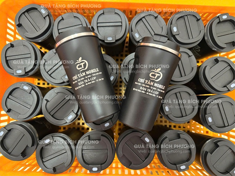 Bình giữ nhiệt in logo