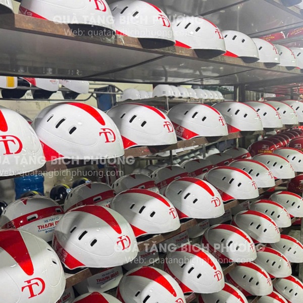 Nón bảo hiểm in logo