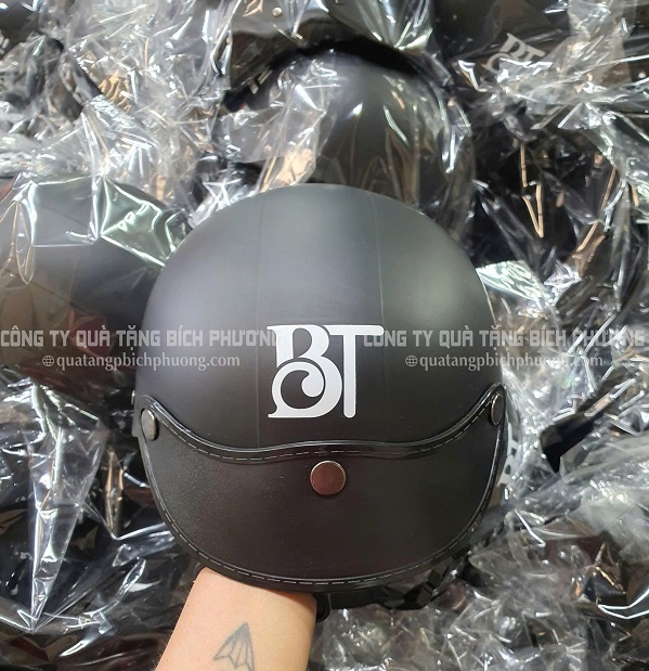 Nón bảo hiểm in logo Nón bảo hiểm in logo