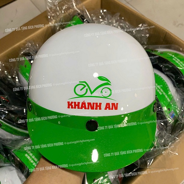 Nón bảo hiểm in logo Nón bảo hiểm in logo