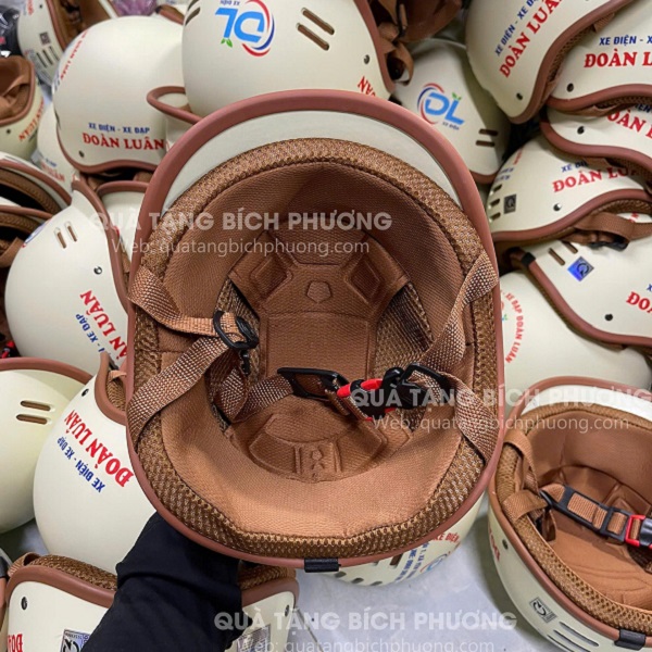 Nón bảo hiểm in logo