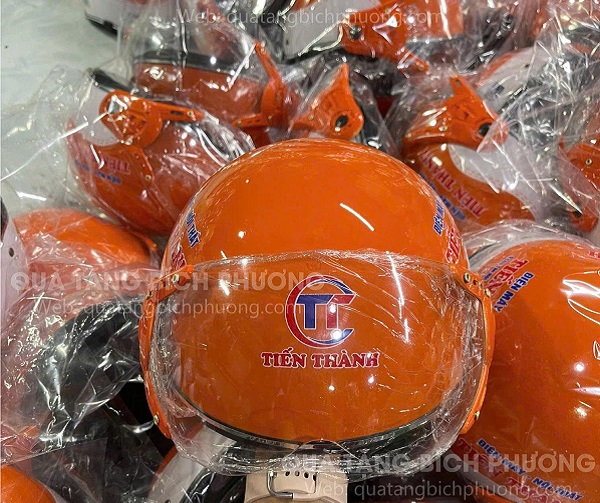 Nón bảo hiểm in logo Nón bảo hiểm in logo