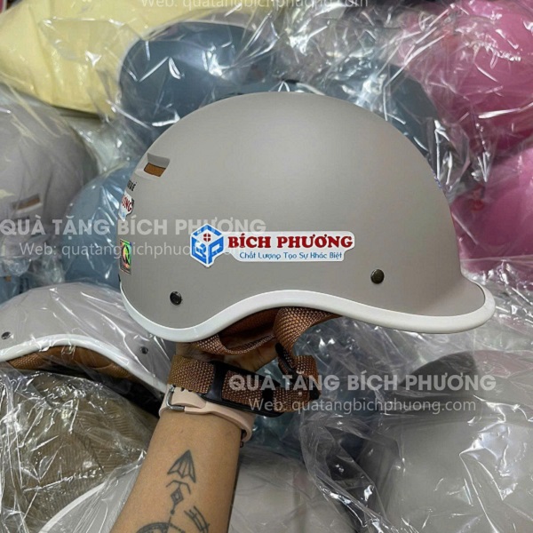 Nón bảo hiểm in logo Nón bảo hiểm in logo